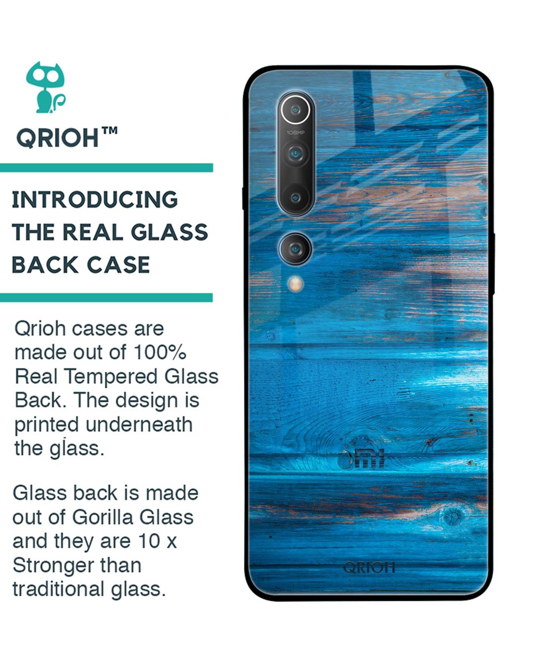 Shop Xiaomi Mi 10 Patina Finish Glass Case-Back