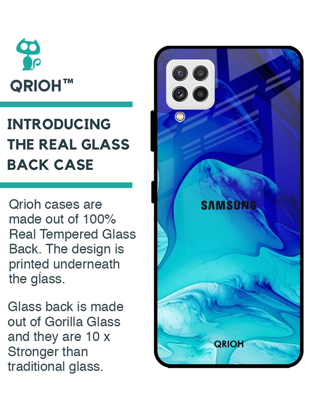 Shop Raging Tides Glass Case For Samsung Galaxy A22-Back