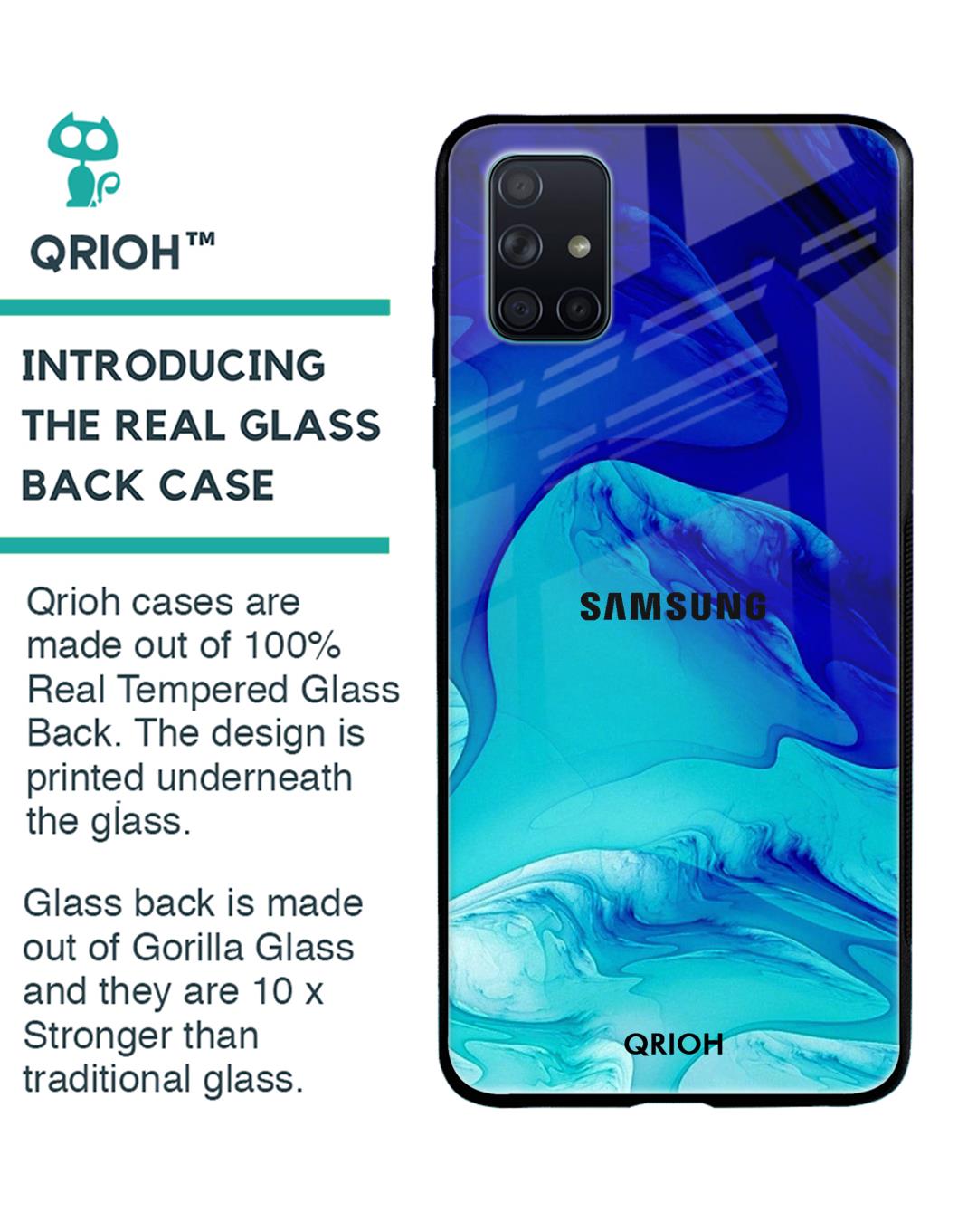 Shop Samsung Galaxy A51 Raging Tides Glass Case-Back