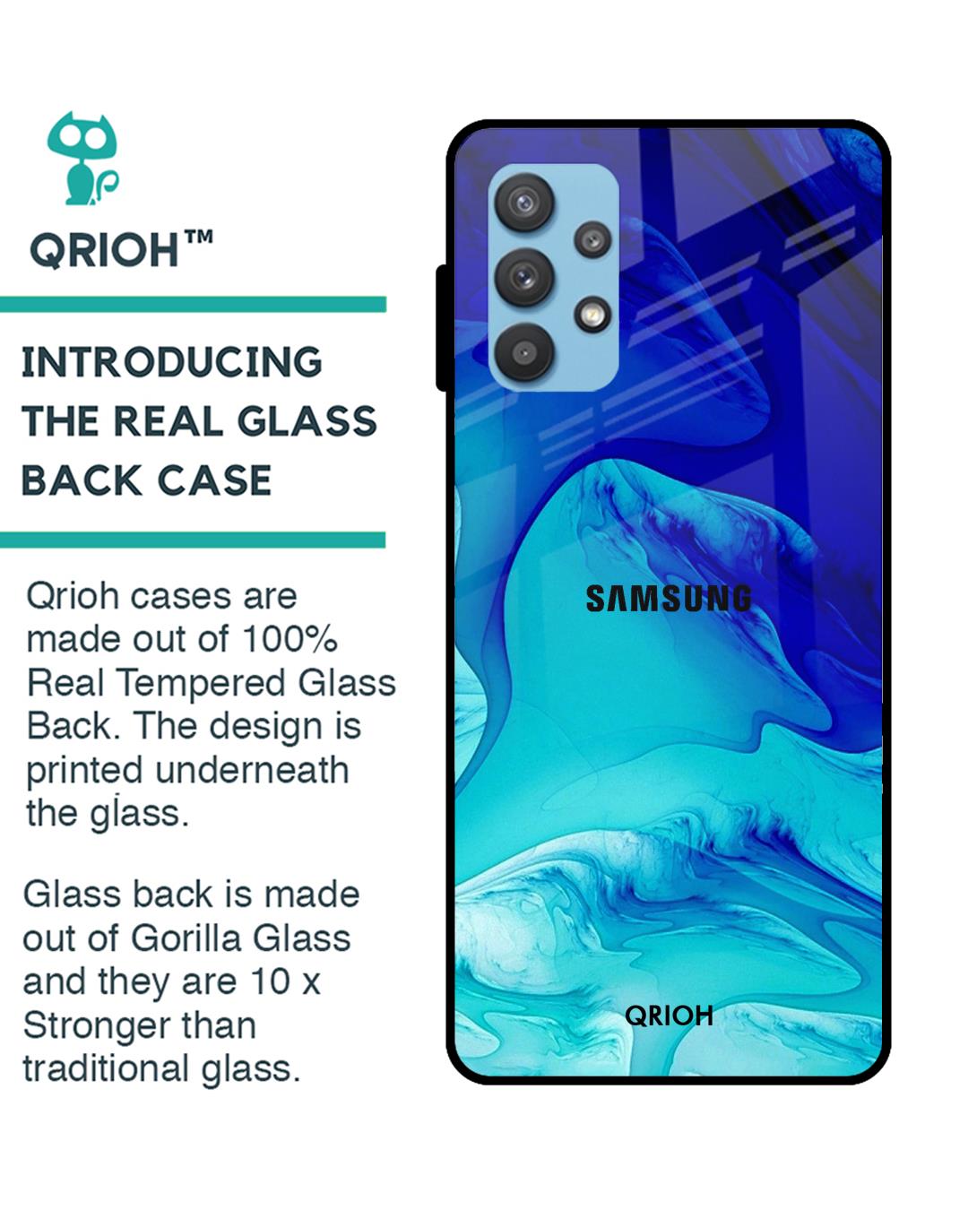Shop Raging Tides Glass Case For Samsung Galaxy A52s-Back