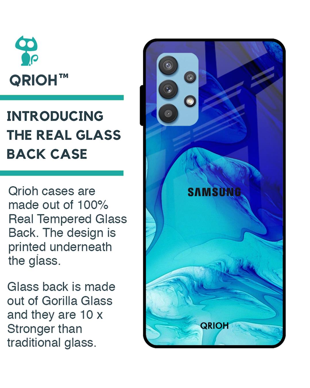 Shop Raging Tides Glass Case For Samsung Galaxy A72-Back