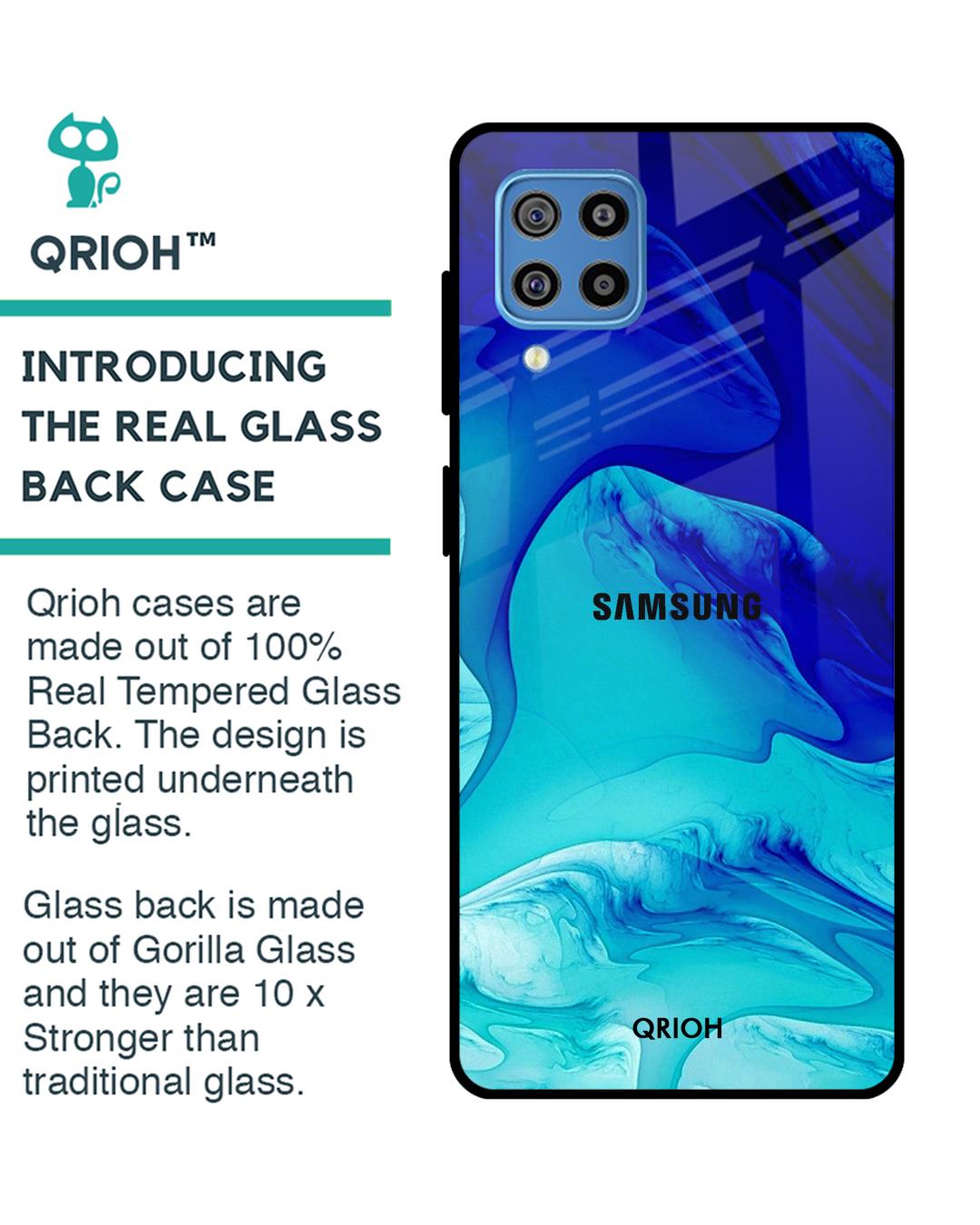 Shop Raging Tides Glass Case For Samsung Galaxy F22-Back