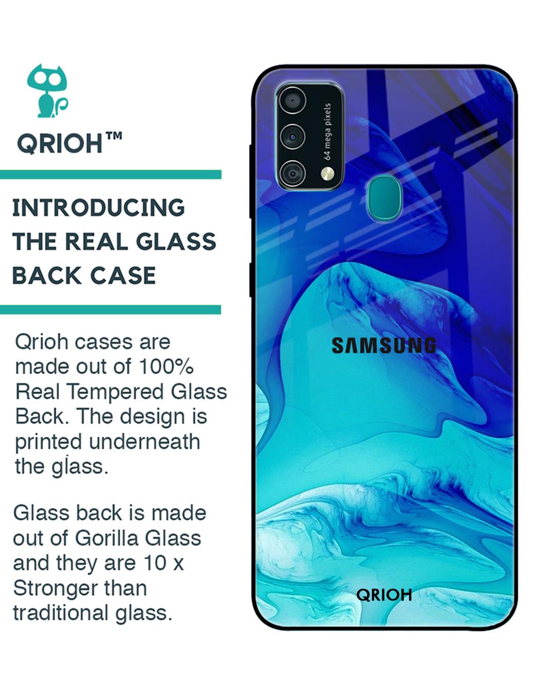 Shop Raging Tides Glass Case For Samsung Galaxy F41-Back