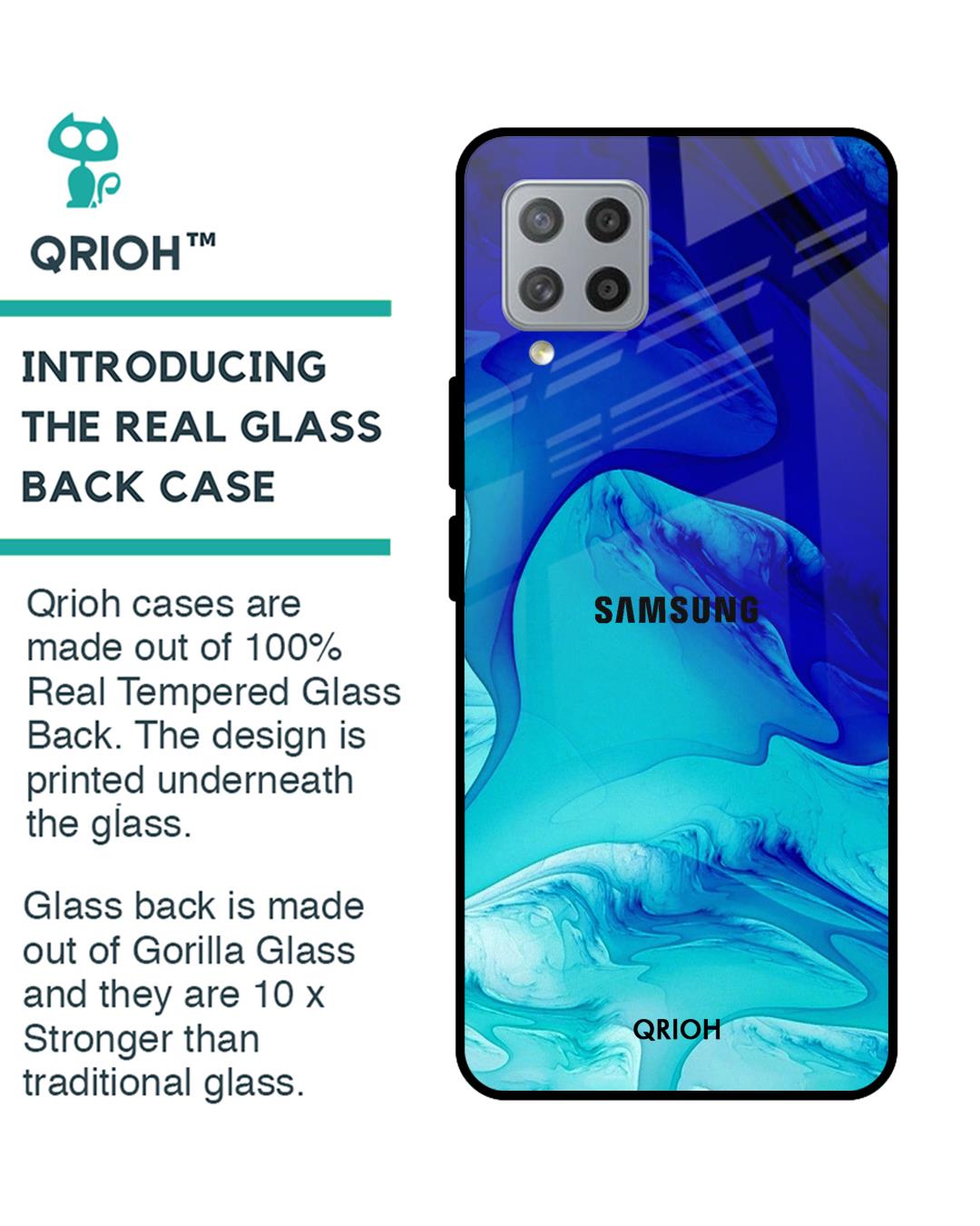 Shop Raging Tides Glass Case For Samsung Galaxy M42-Back