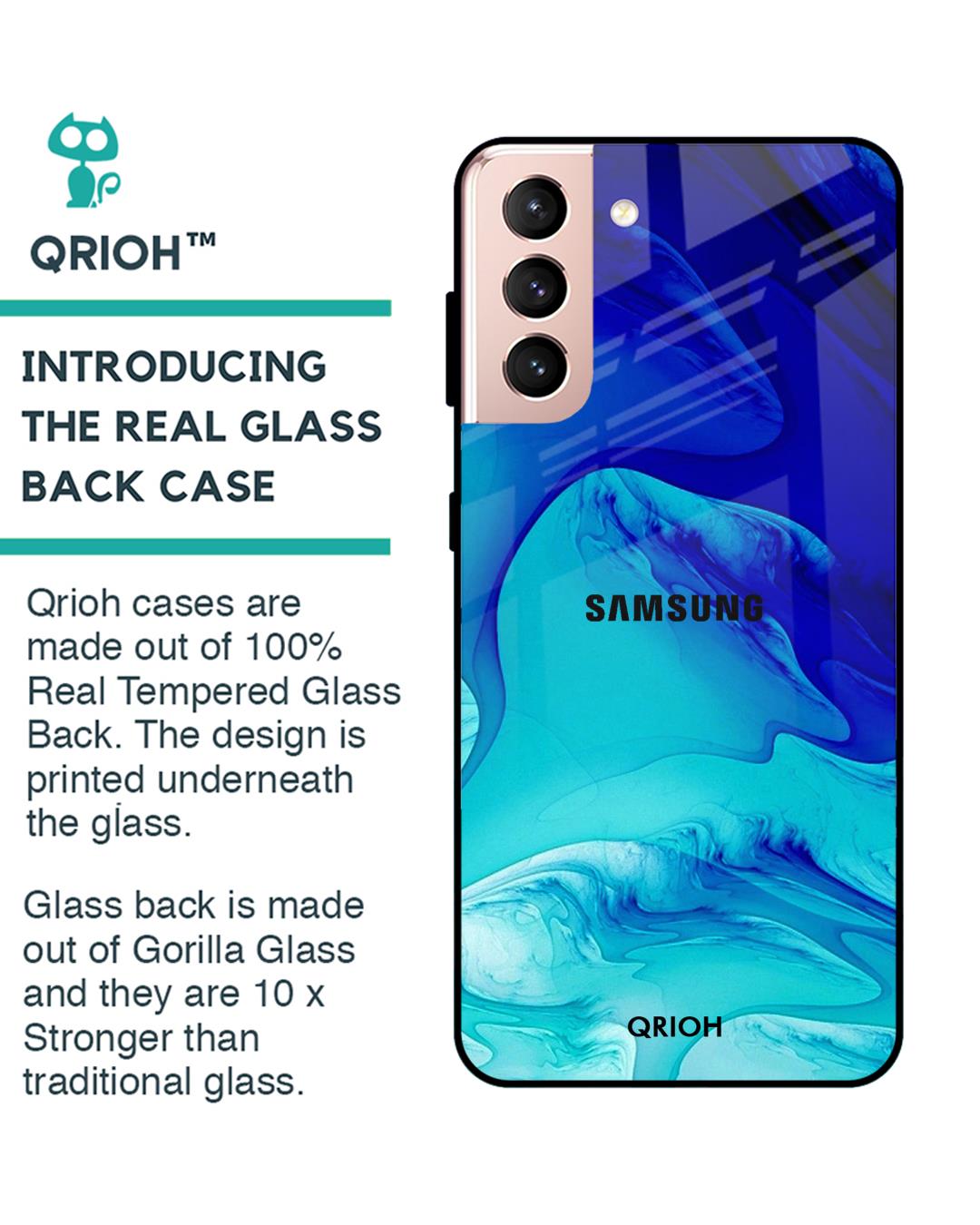 Shop Samsung Galaxy S21 Raging Tides Glass Case-Back