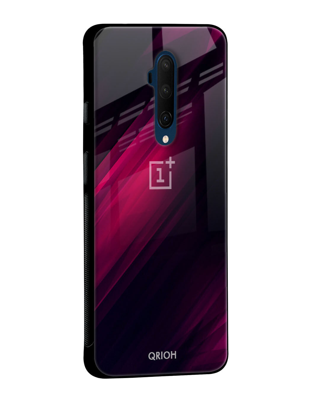 Shop Razor Black Glass Case For Oneplus Nord-Back