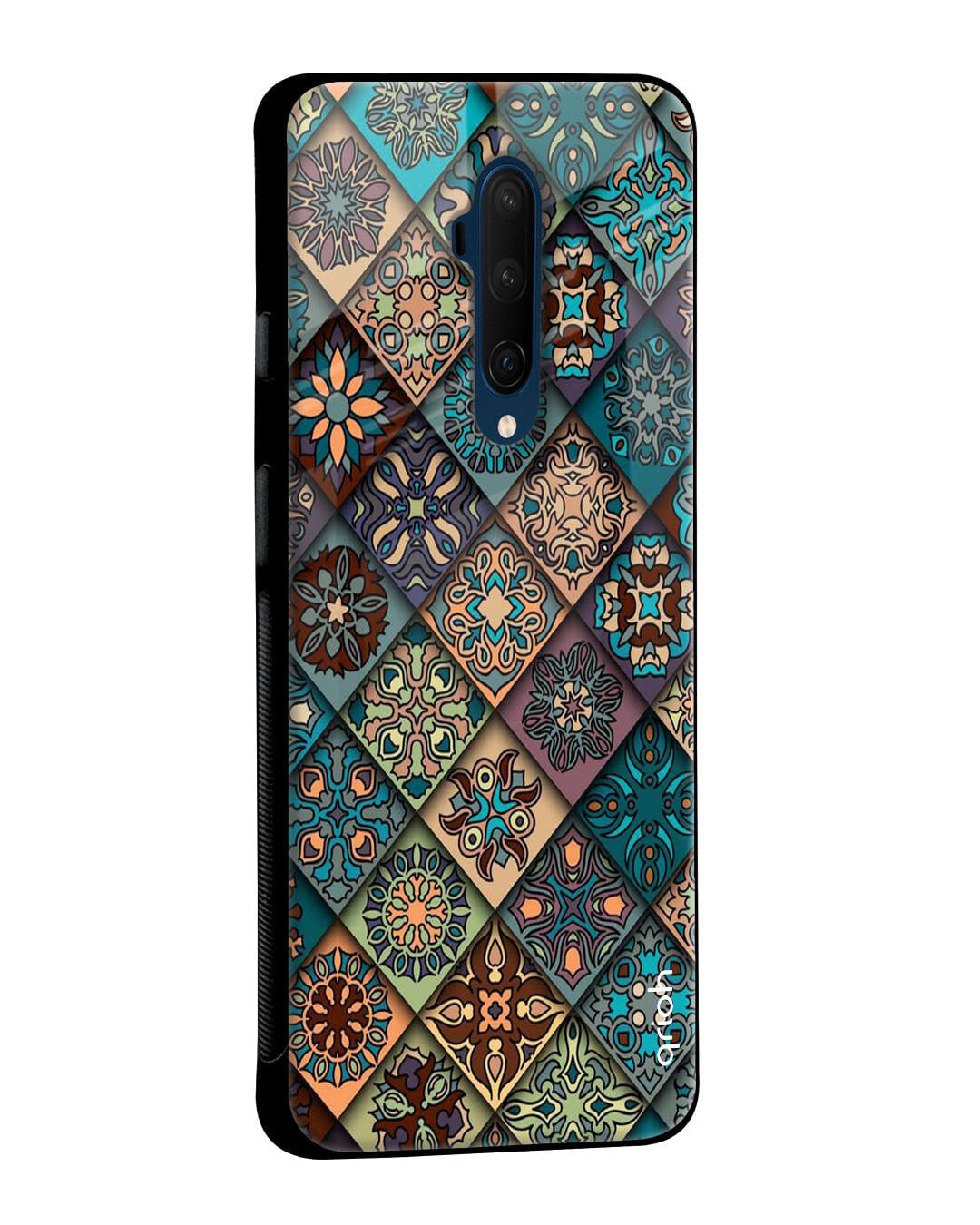 Shop Retro Art Glass Case For Oneplus Nord Ce-Back