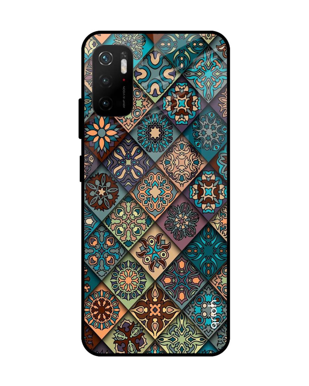 Buy Qrioh Retro Art Glass case for Poco M3 Pro Online in India at Bewakoof