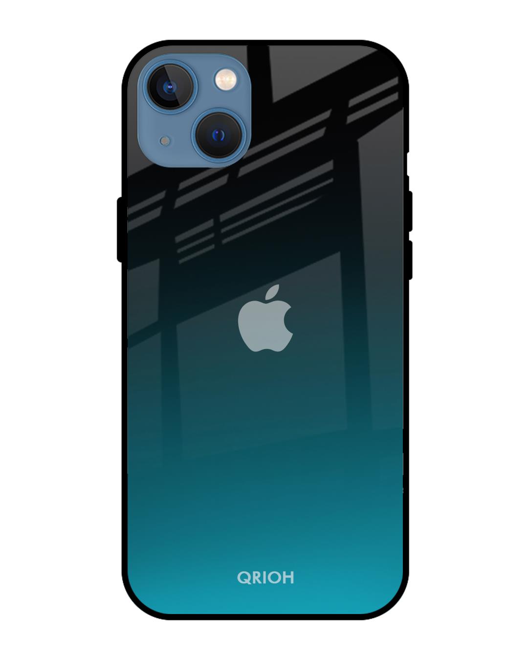 Buy Qrioh Ultramarine Glass Case for iPhone 13 mini Online in India at