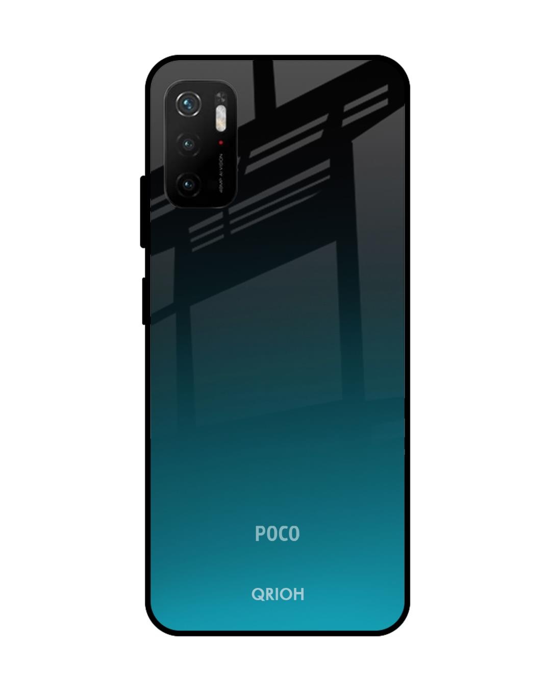 Buy Qrioh Ultramarine Glass Case for Poco M3 Pro Online in India at