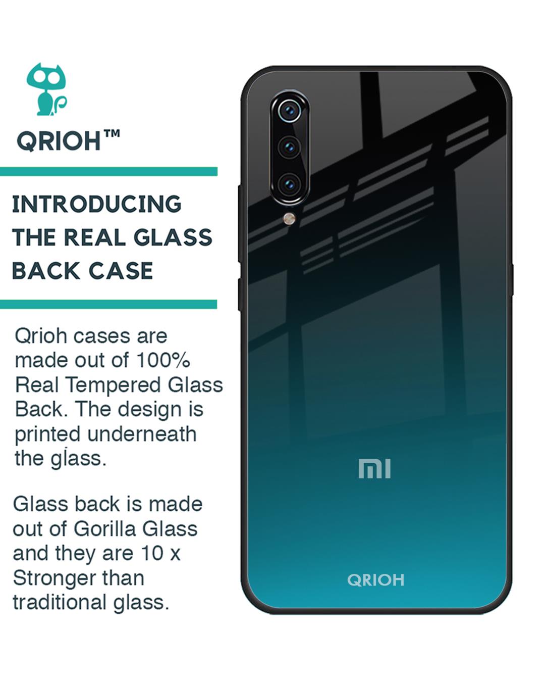 Shop Xiaomi Mi A3 Ultramarine Glass Case-Back