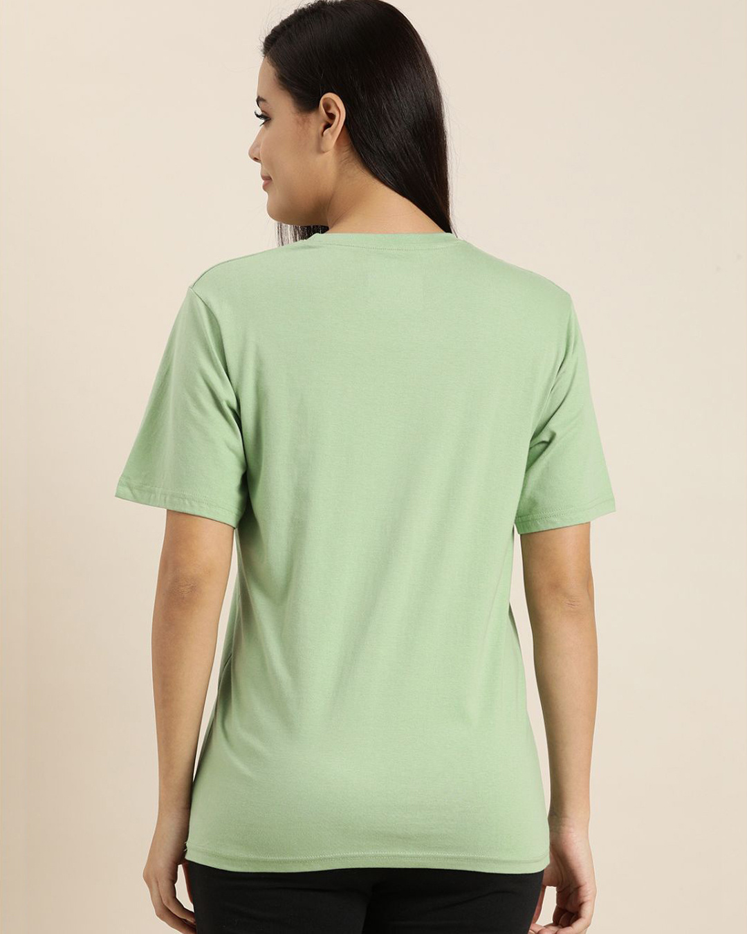 Shop Green Graphic Print T Shirt-Back