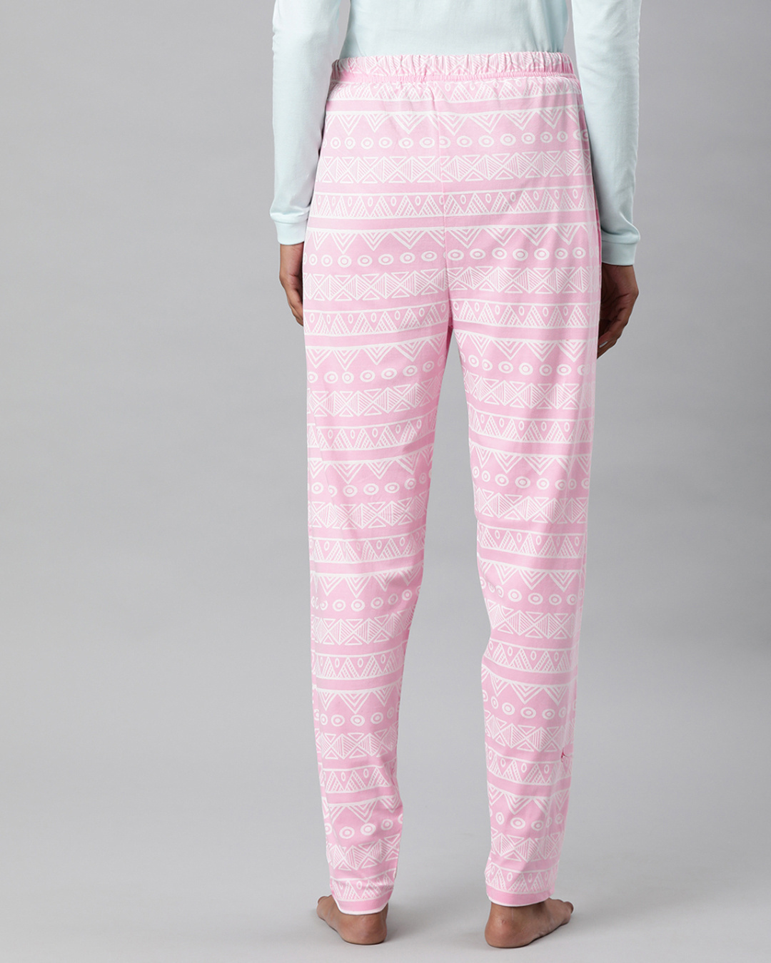 Shop Pink Graphic Pyjamas-Back