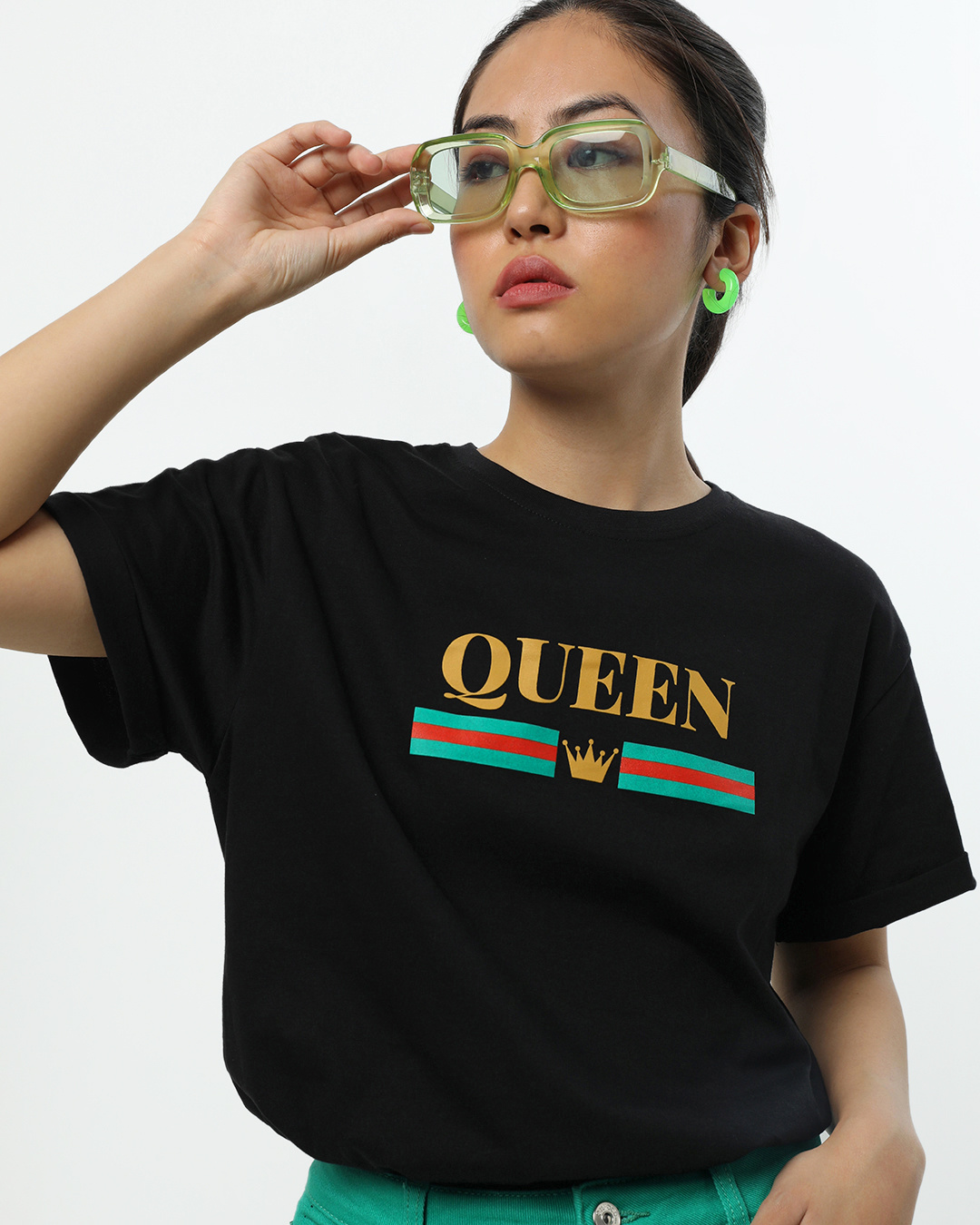 Buy Queen Boyfriend Tshirt Online at Bewakoof