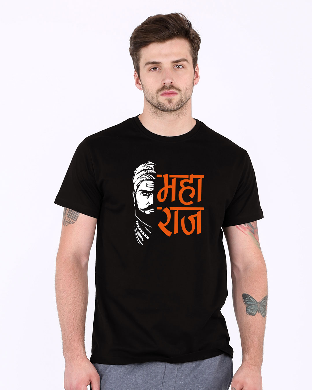 Shop Raaje Chatrapati Half Sleeve T-Shirt-Back