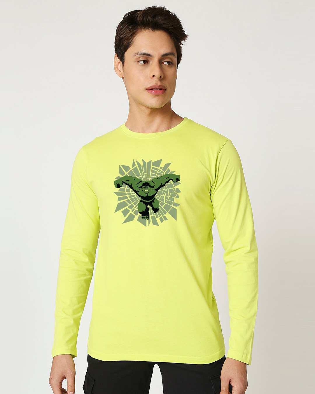 Shop Rage Full Sleeve T-Shirt Neo Mint (AVL)-Back