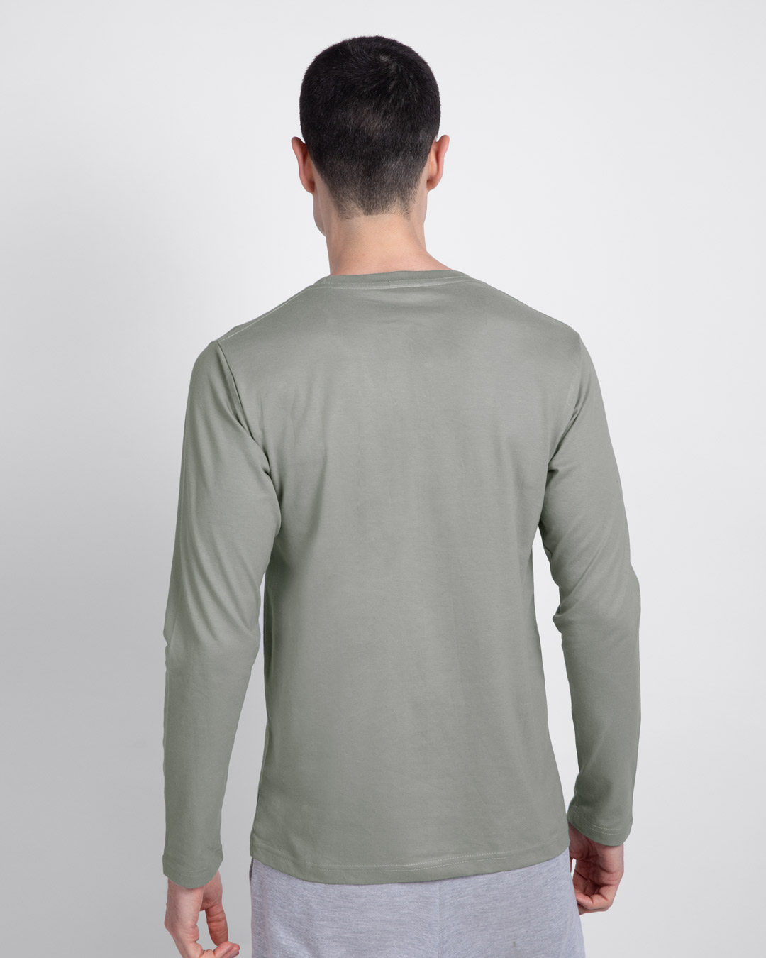 Shop Men's Grey Rebel Sight Typography T-shirt-Back