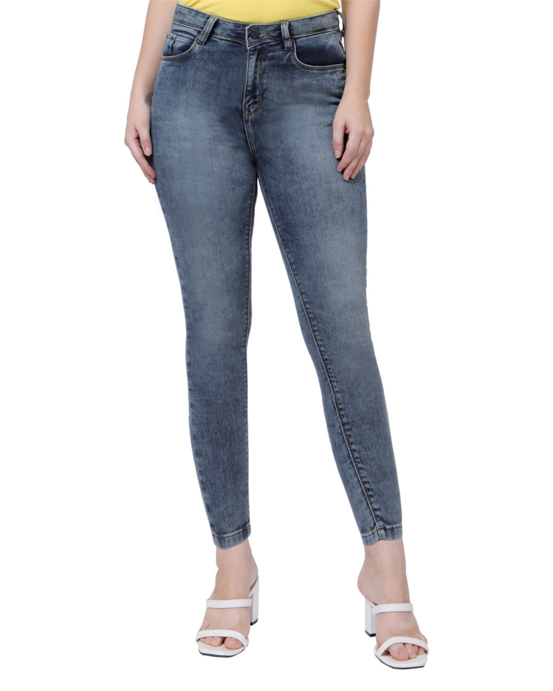 Buy Recap Women's Blue High Rise Regular Fit Jeans Online at Bewakoof