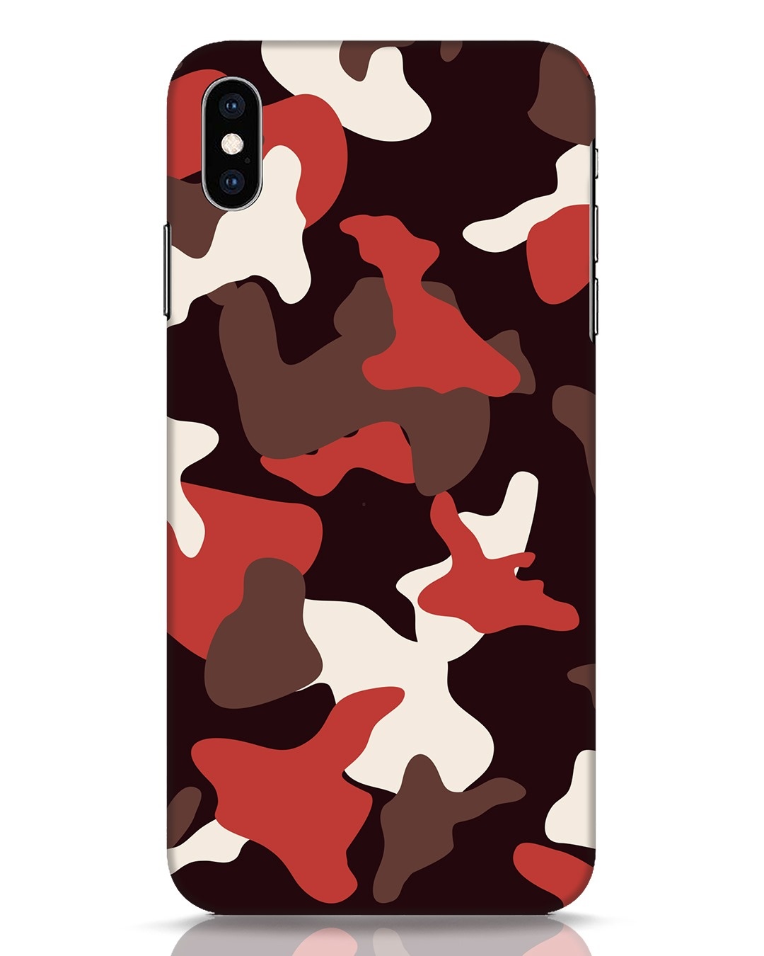 Buy Red Modern Camo iPhone XS Max Mobile Cover for Unisex iPhone XS Max