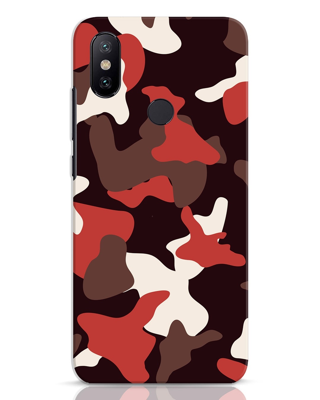 Buy Red Modern Camo Xiaomi Mi A2 Mobile Cover for Unisex Xiaomi Mi A2 ...