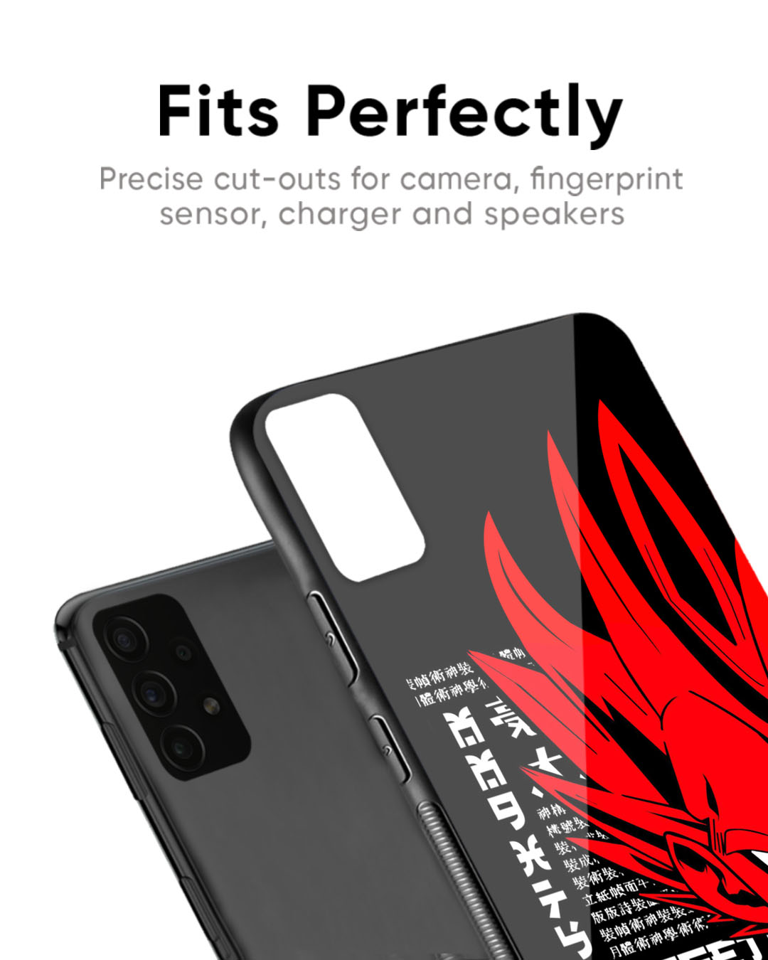 Shop Red Vegeta Premium Glass Case for Samsung Galaxy S23 Plus 5G (Shock Proof, Scratch Resistant)-Back