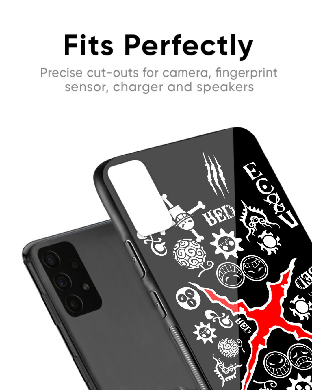 Shop Red Zone Premium Glass Case for OnePlus 7T (Shock Proof, Scratch Resistant)-Back