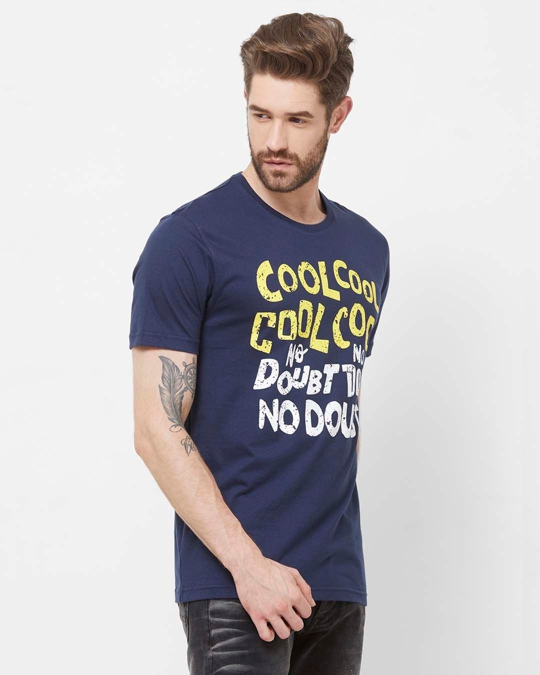 Shop Cool Cool No Doubt No Doubt Cotton Half Sleeves T-Shirt-Back