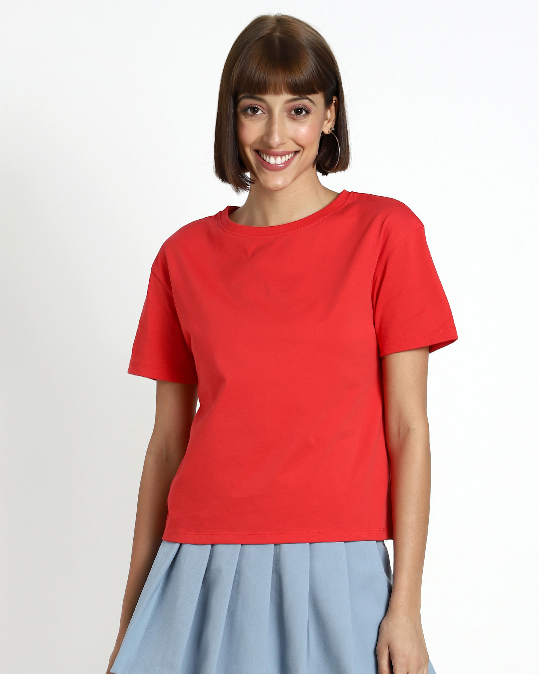 Shop Retro Red Short Top-Back