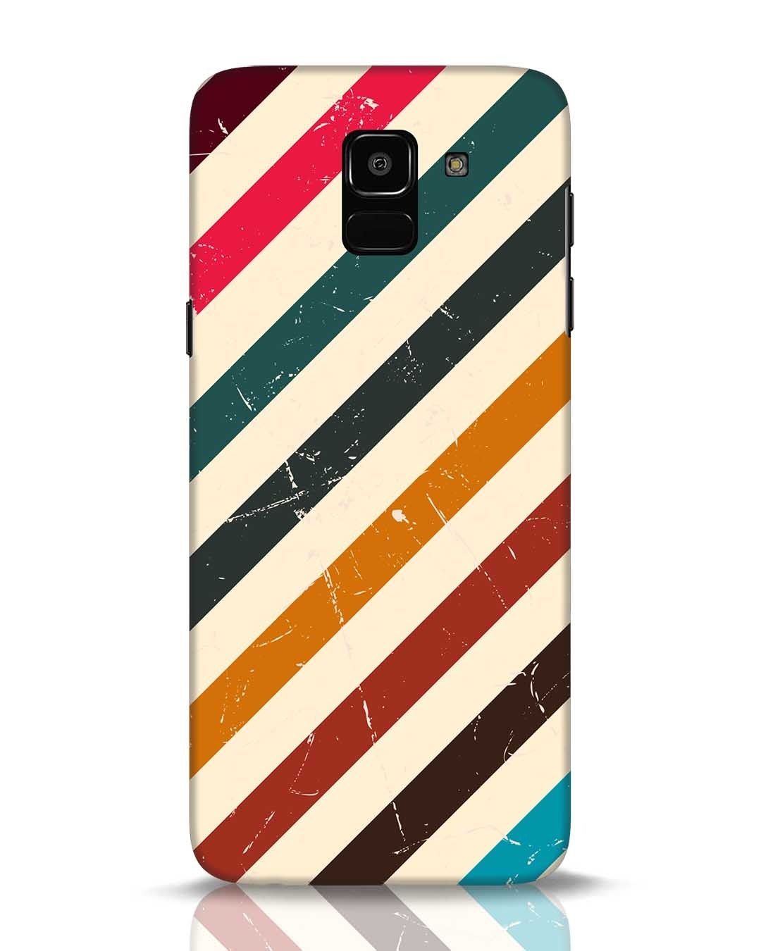 Buy Retro Stripes Samsung Galaxy J6 Mobile Cover For Unisex Online At Bewakoof 0551