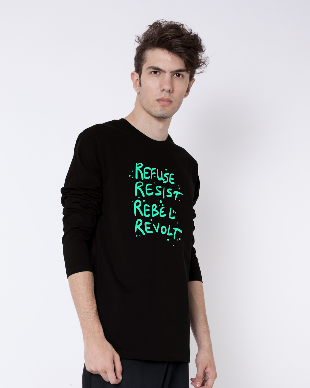 Shop Revolt Full Sleeve T-Shirt-Back