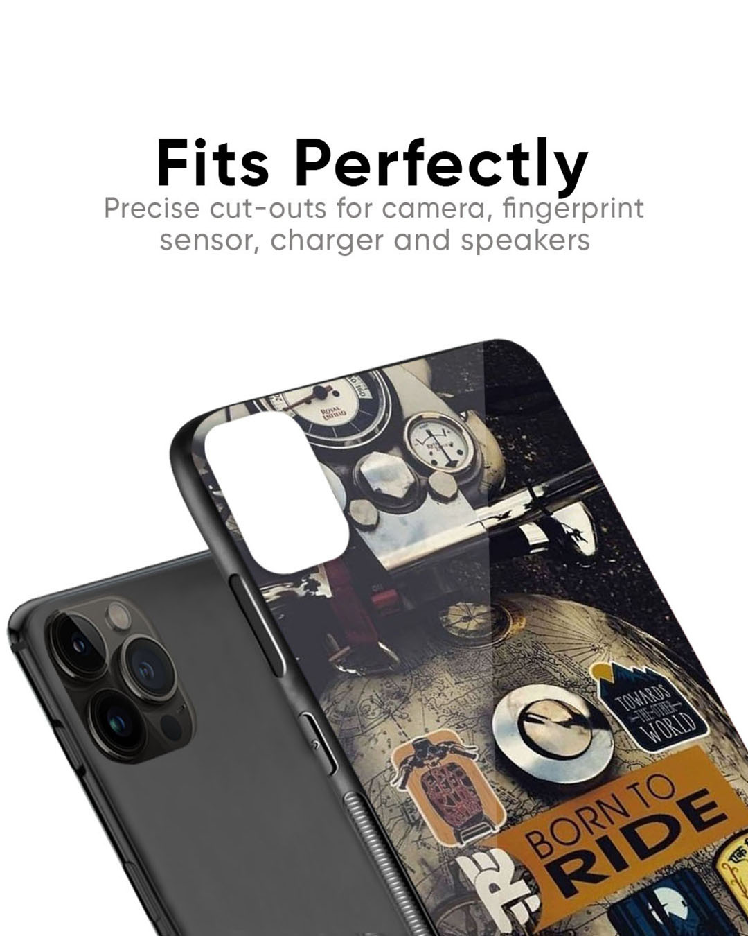 Shop Ride Mode On Premium Glass Case for Apple iPhone 11 Pro (Shock Proof, Scratch Resistant)-Back