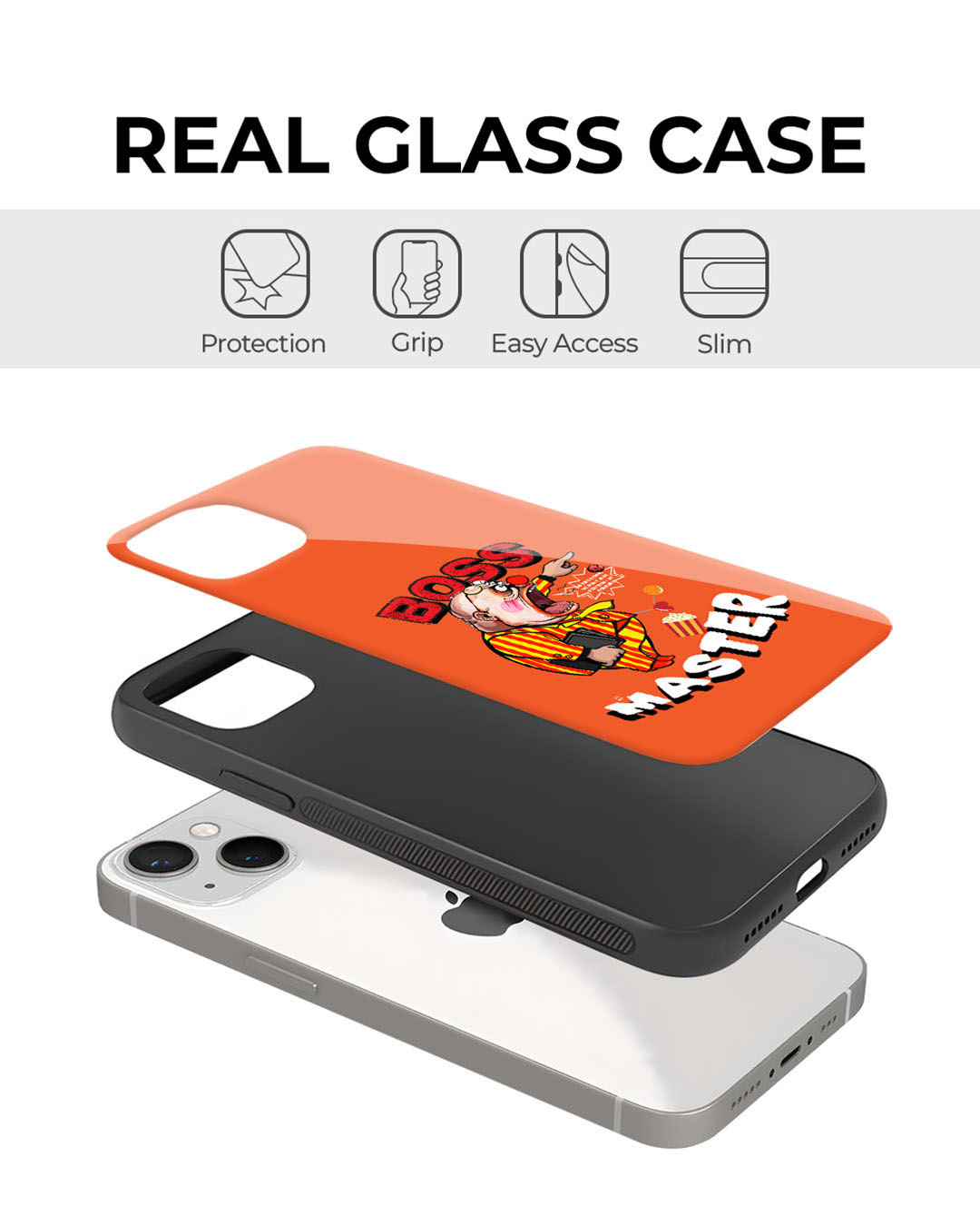 Shop Ring Master Premium Glass Cover for Apple iPhone XR-Back