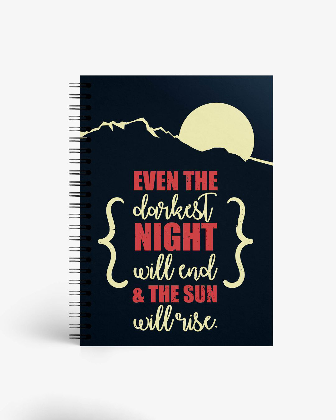 Shop Rise Above Designer Notebook (Hardbound, A5 Size, 144 Pages, Ruled Pages)-Back