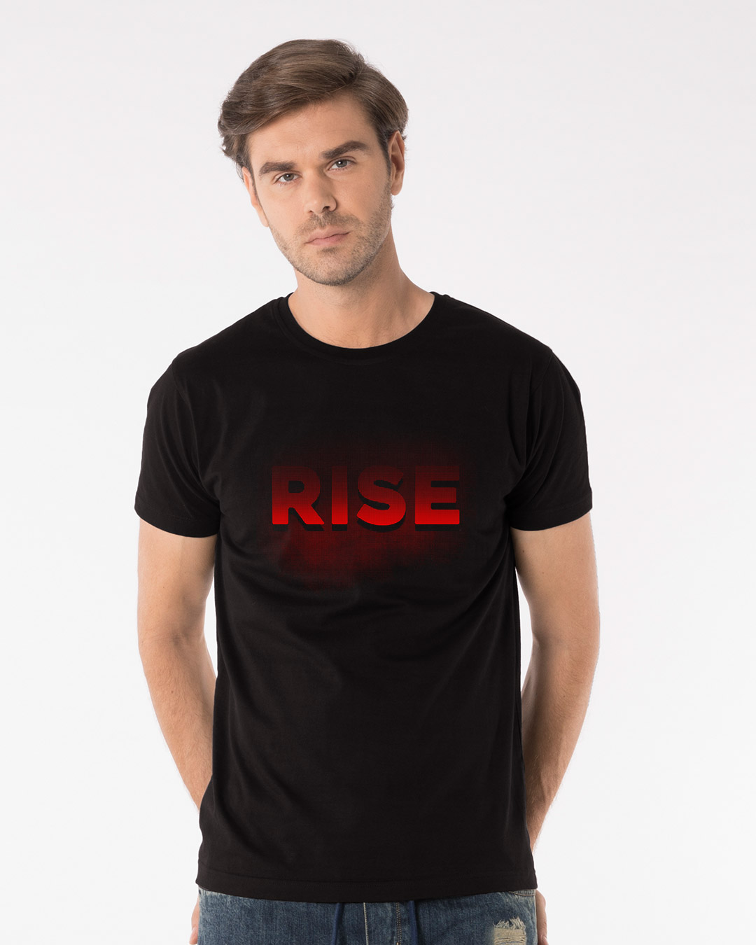 Shop Rise Half Sleeve T-Shirt-Back