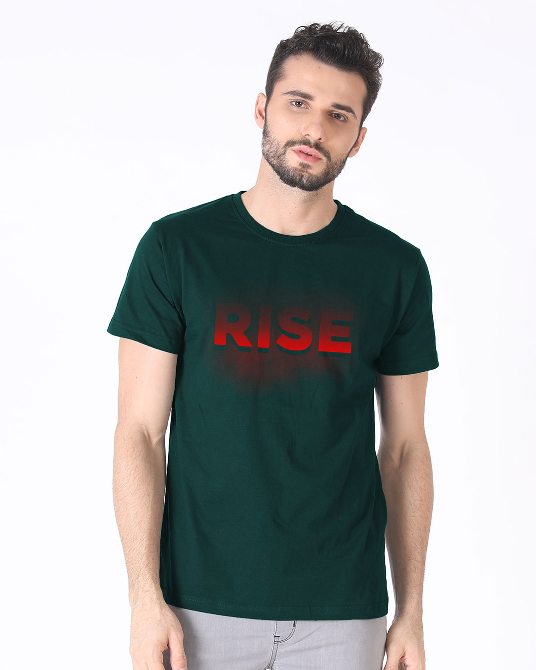 Shop Rise Half Sleeve T-Shirt-Back