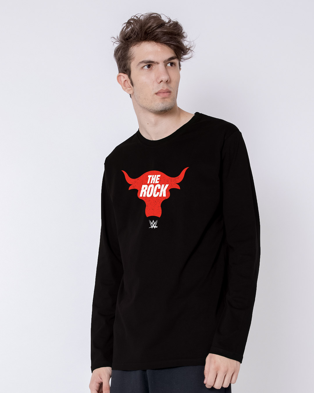 Shop Rock Bull Full Sleeve T-Shirt (WWEL)-Back