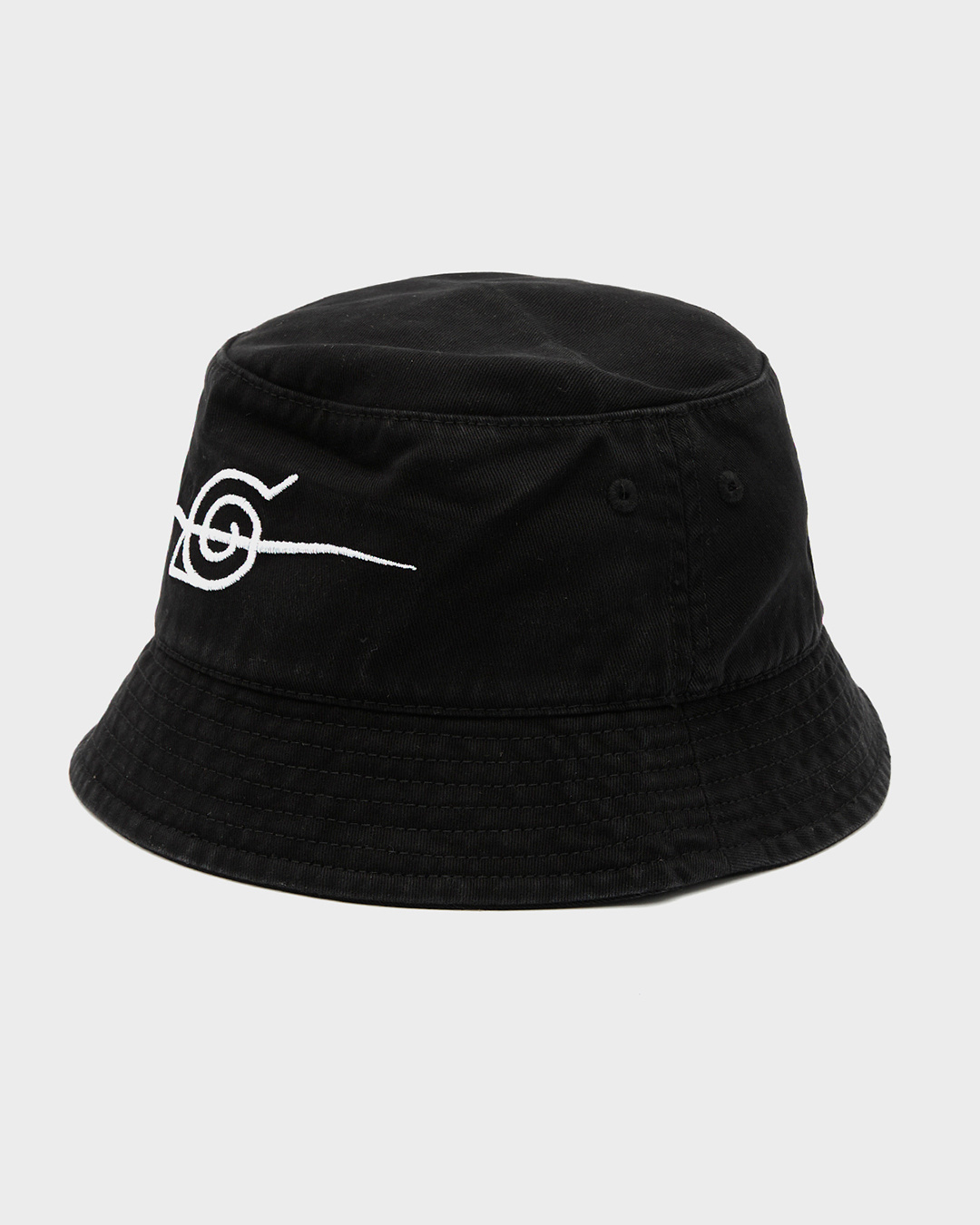 Shop Unisex Black Rogue Ninja Printed Bucket Hat-Back