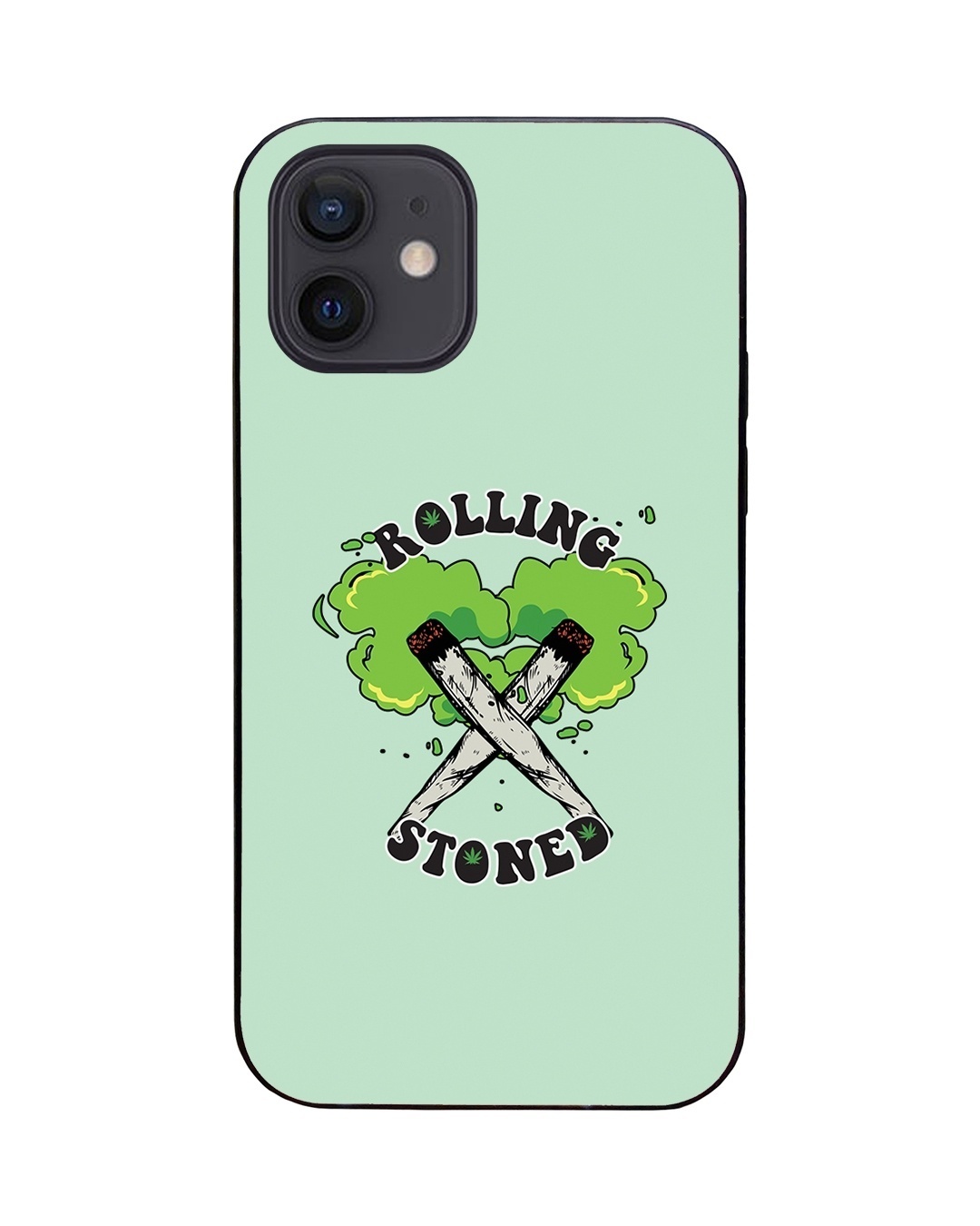 Shop Rolling Stoned LED Cover for iPhone 12 Pro-Back