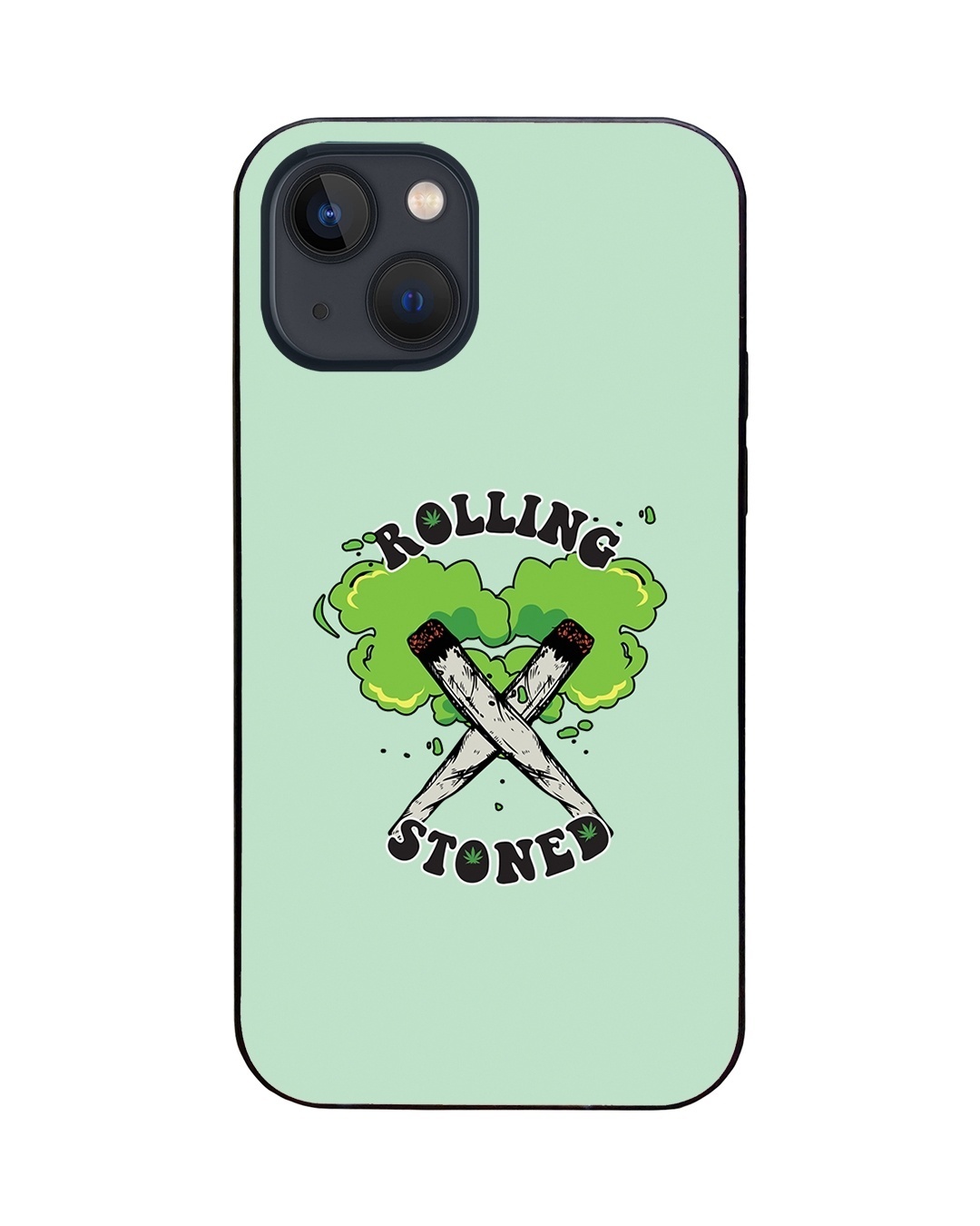 Shop Rolling Stoned LED Cover for iPhone 13-Back