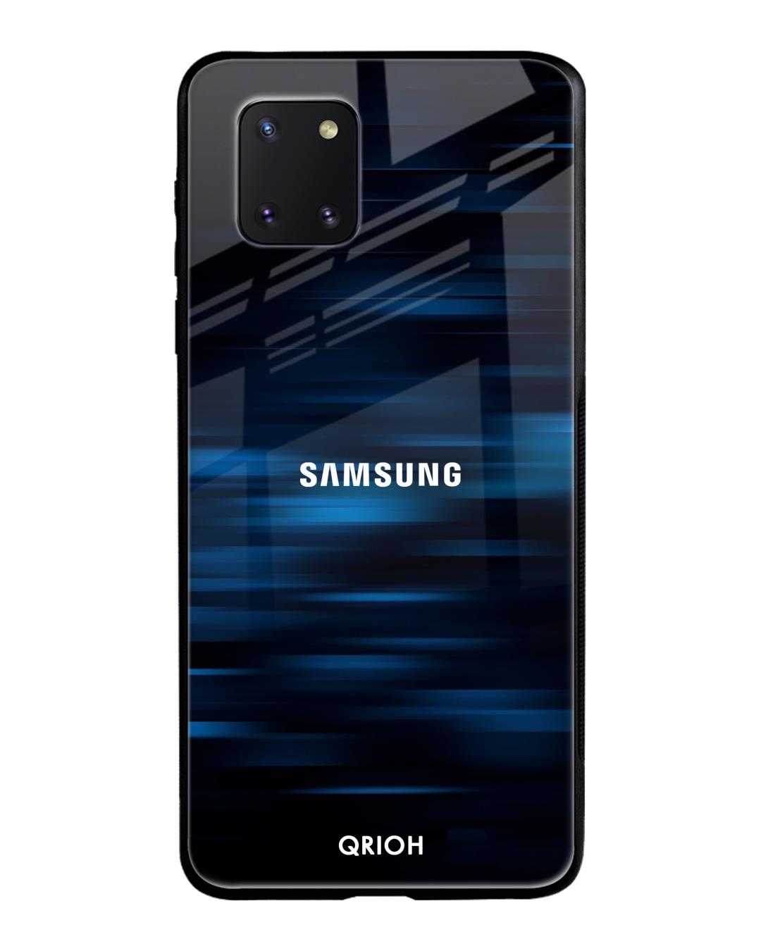 Shop Rough Pastel Premium Glass Cover For Samsung Galaxy Note 10 lite(Impact Resistant, Matte Finish)-Back