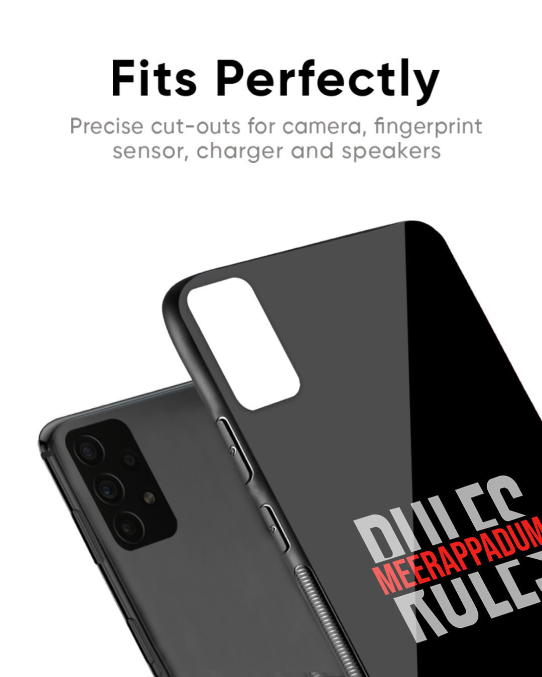 Shop Rules Of Falling Premium Glass Case for OnePlus 6T(Shock Proof, Scratch Resistant)-Back