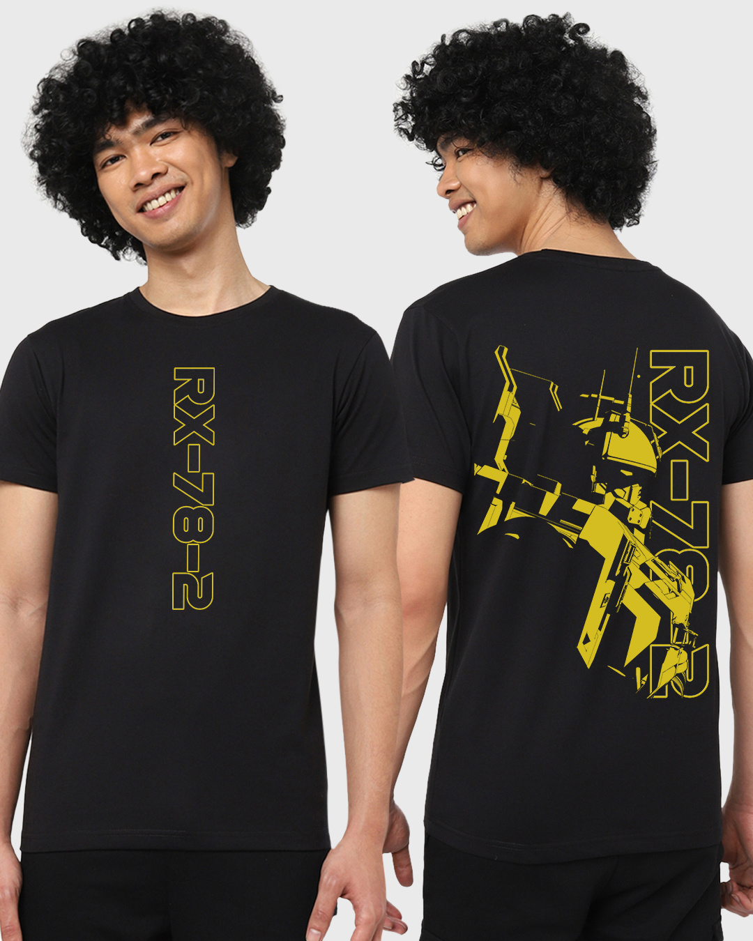 Buy Men S Black Rx Gundam Graphic Printed T Shirt Online At Bewakoof