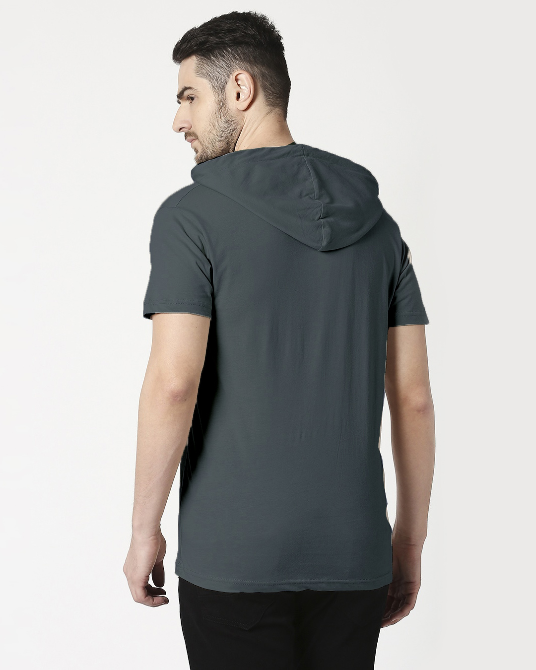 Shop Sacrifice 2.0 Half Sleeve Hoodie T-shirt-Back