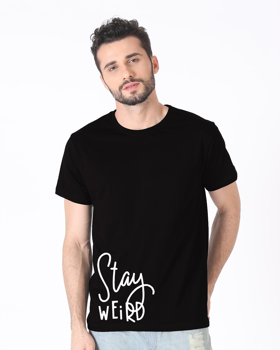 Shop Sada Ajeeb Raho Half Sleeve T-Shirt-Back