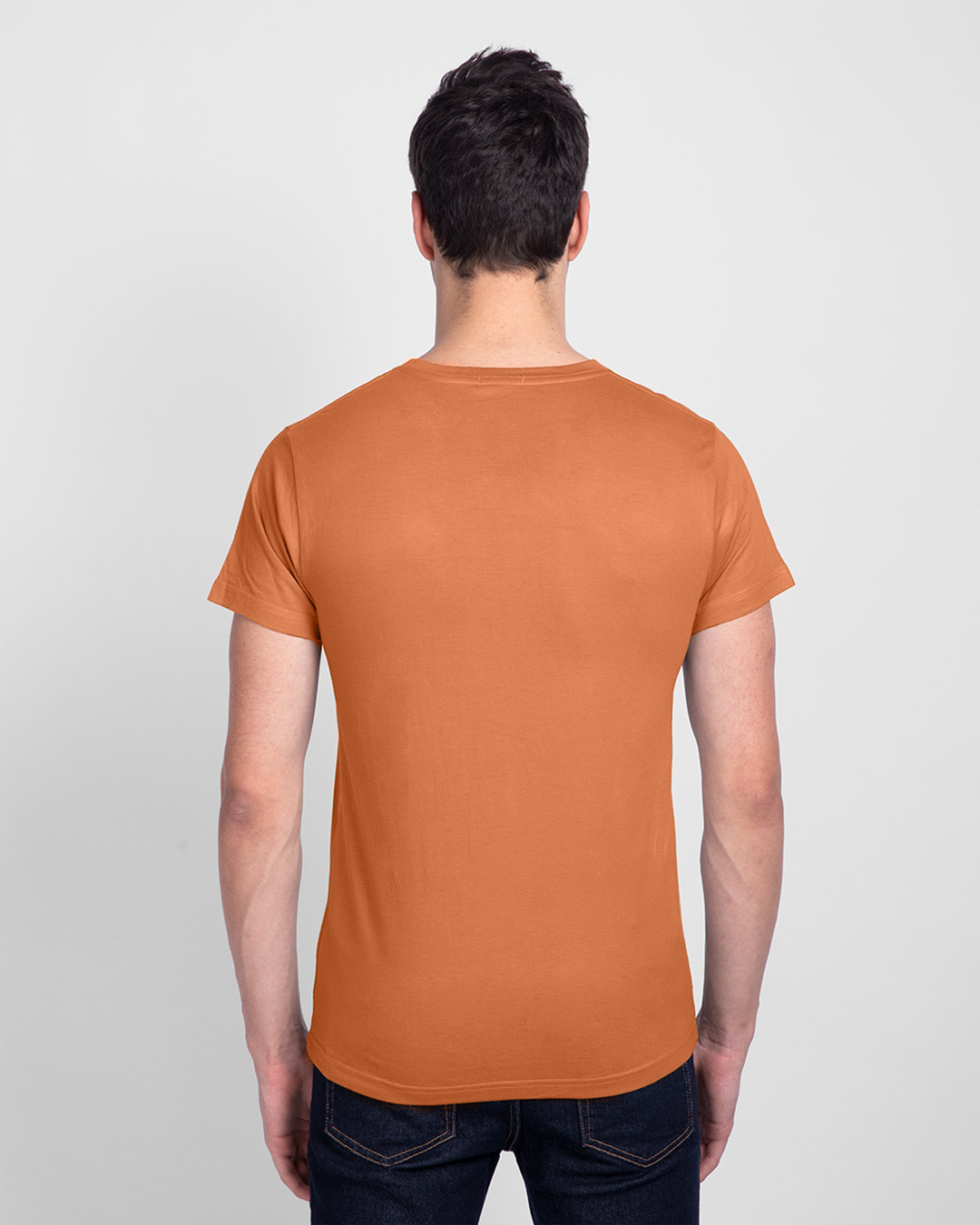 Shop Sadda Pain Half Sleeve T-Shirt Vintage Orange-Back