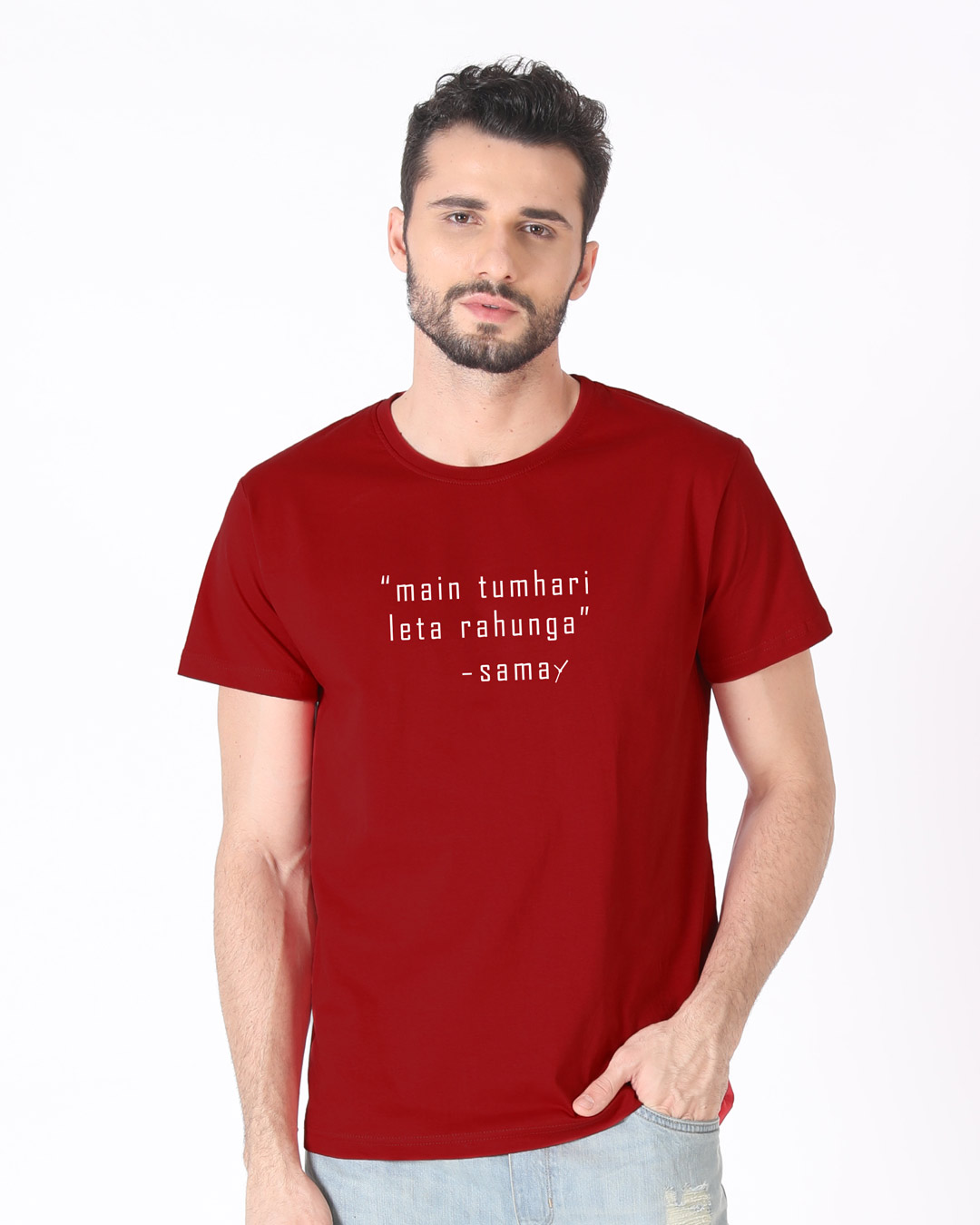 Shop Samay Half Sleeve T-Shirt-Back