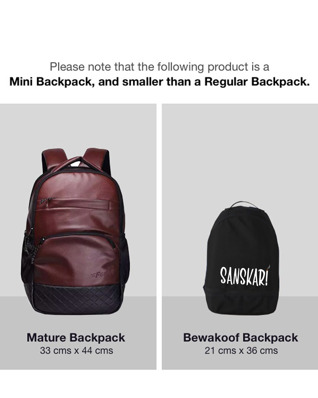 Shop Sanskari Small Backpack-Back