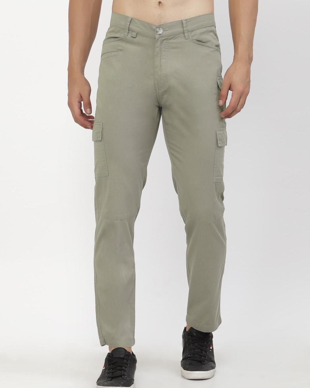 Buy Men's Green Cargo Trousers Online at Bewakoof
