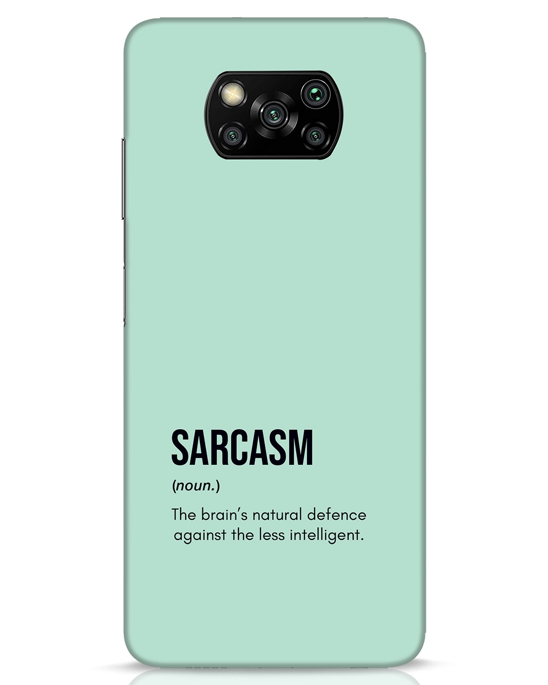 Buy Sarcasm Designer Hard Cover For Xiaomi Poco X3 Pro Online In India At Bewakoof 8890