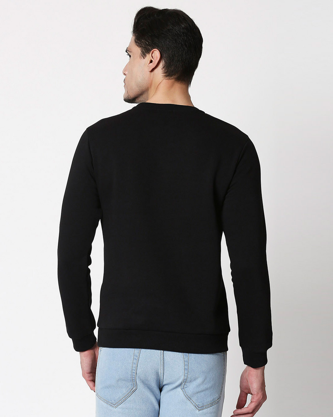 Shop Save It Anyhow Fleece Sweatshirt Black-Back
